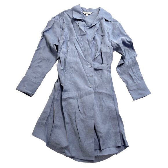 asymmetric mini shirt dress other stories & Other Stories | Dresses | Other Stories Asymmetric Mini Shirt Dress In  Blue